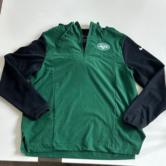 Nike NFL New York Jets men’s large hoodie windbreaker - Picture 2 of 12